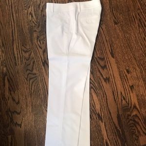 White House Black Market White Crop Pants
